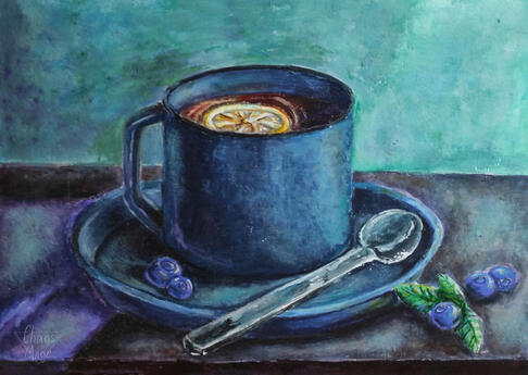 Cozy mug of tea 2025