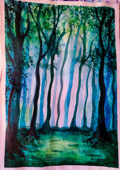Forest sketch a5 2024